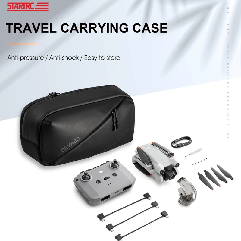 Per Dji Mini 3 2 Se Drone Custodia Da Viaggio Om 6/5/4 Borsa A Tracolla Portatile A Tracolla Gopro Insta360 Action Camera Chest Pack