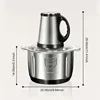 Electric Chopper Meat Grinder 304S tainless Steel Mincer Food Processor Slicer Vegetable Food Chopper Meat Slicer Machine 5