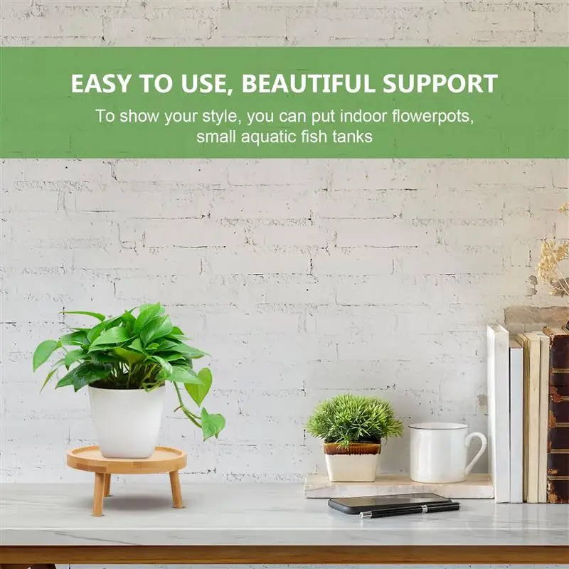 Wooden Flower Pot Rack Display Balcony Planter Round Decorative Rack Potted Rustic Shelf Pot Stands Modern,wooden flower shelf,plant stand