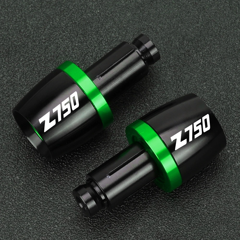 Embouts De Guidon Pour Kawasaki Z750/Z750R/Z750S 2007-2012 – Aluminium CNC, Gel Caoutchouc, 22mm, Couleurs Variées
