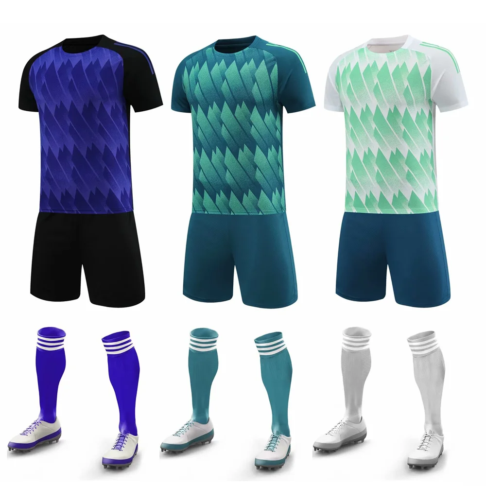24 25 American children's clothing boy girl Fans shirt Training wear games Football Jersey sport Men Kids Kit Tops and shorts
