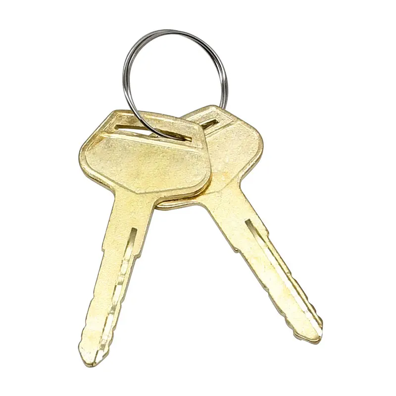 7Pc 256255 Pc-7 Ignition Keys Copper Key Compatible With Komatsu Excavator -7 Special