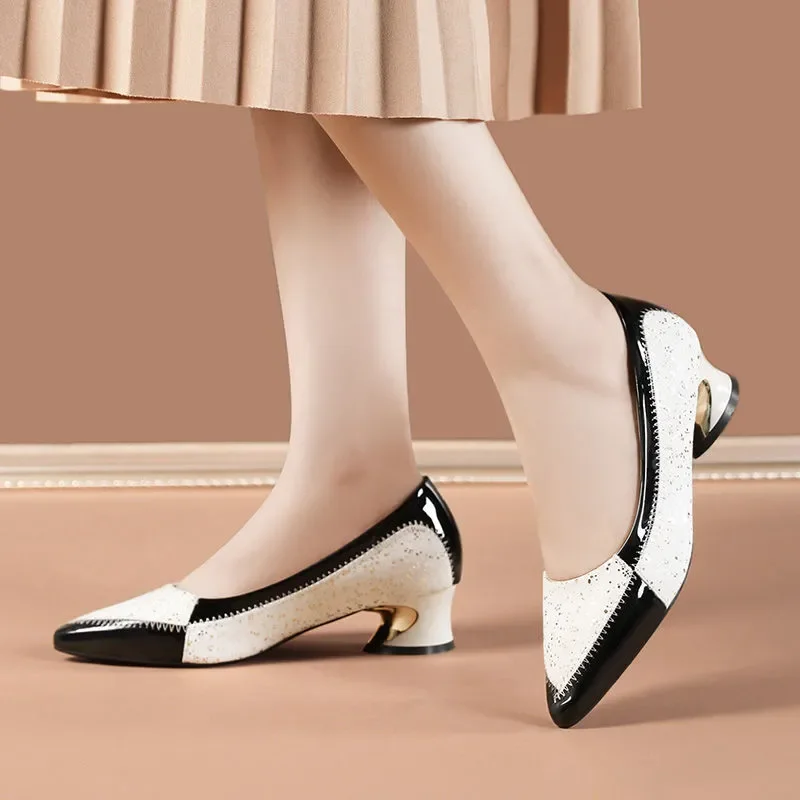 Women Pointed Toe Slip on Heel Shoes women high heels women pumps high heel pumps women shoes