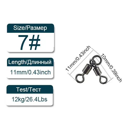 20 Pezzi 3-Way Swivels Luminosi A T Per Pesca – Connettori In Acciaio Con Perline Fosforescenti Per Esche E Piombi - 2