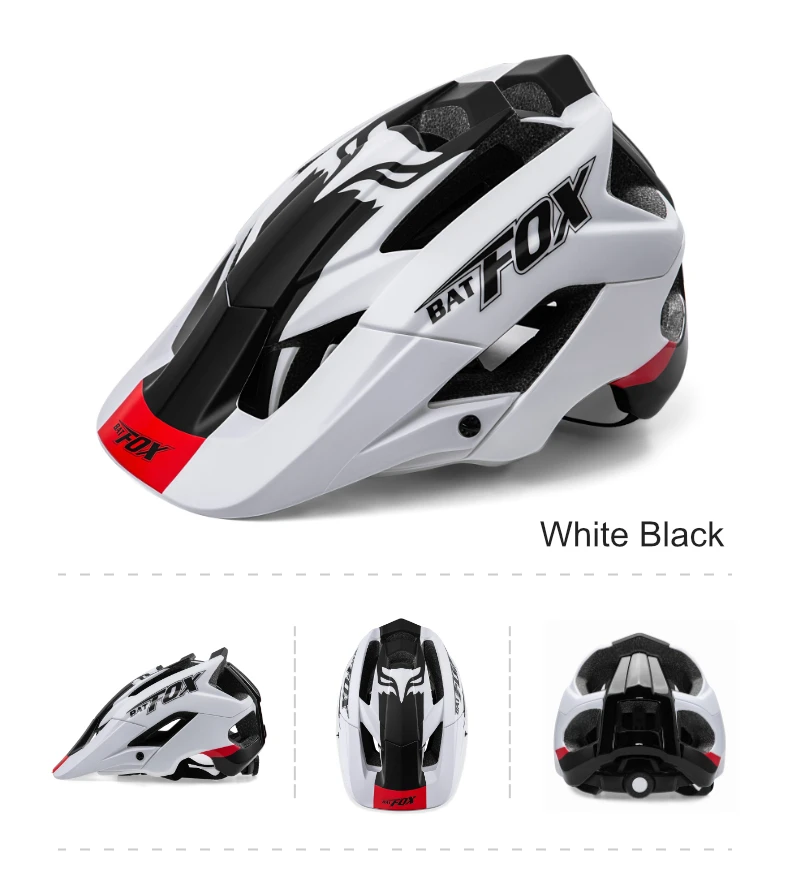 BAT FOX Helmets Men's Cycling Bicycle Helmet casco para mtb