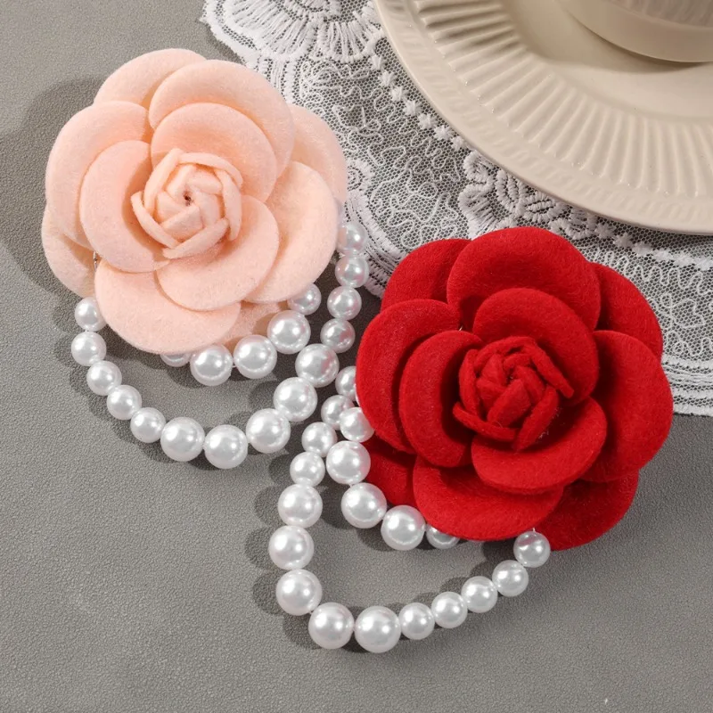 Broches De Solapa Esmaltados Para Mujeres Y Niñas, Circonita Cúbica, Color Negro, Blanco, Esmaltado, Camelia, Flor De Cerezo, Clips Ligeros Y Elegantes, Camisas Retro, Suéter, Chal, Cárdigan