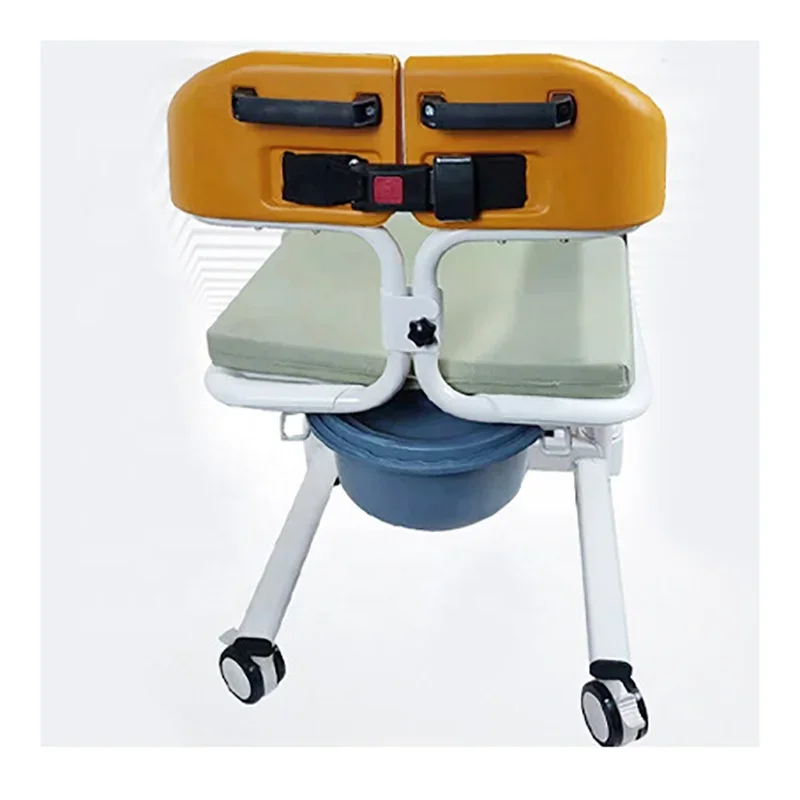 Bedridden Elderly Lift Multifunctional Paralysed Patient Care Transfers Mobile Liftable Commode Chair Bath Chair