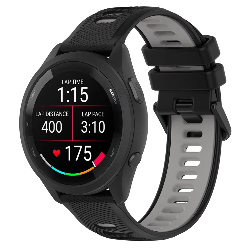 Versatile Silicone Smart Watch Strap – 20mm/22mm Adjustable Wrist Band