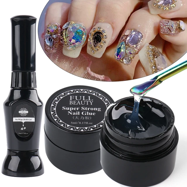 BORN PRETTY 10g Nail Rhinestone Adhesive Glue For Stick The 3D Decorations  DIY Nail Art Crystal Gems Jewelry Accessories - AliExpress