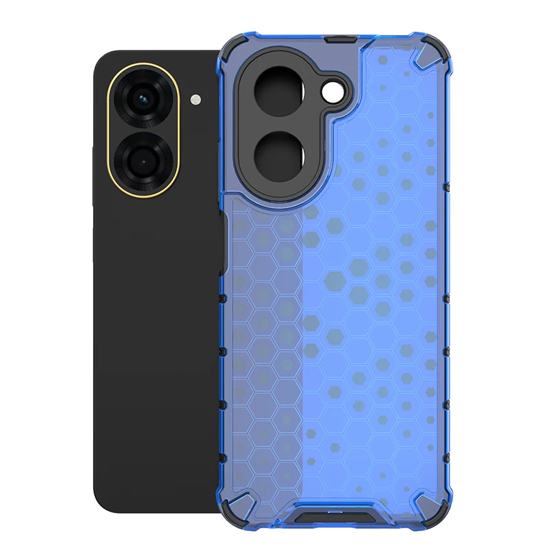 Shockproof Hybrid Honeycomb Series Case - Durable PC+TPU Protective Cover