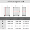 3D Novelty Geometric Pattern Luggage Protective Cover Thicken High Elastic Protector Cover Fits 18-32 Inch Travel Suitcase 5