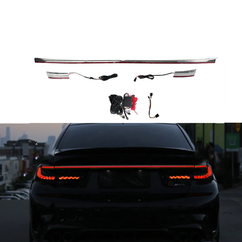 

Through Taillights Strips Dynamic Flow Water Modified Decoration Upgrade Taillight For BMW 3 Series G20 G28 2019 2020 2021