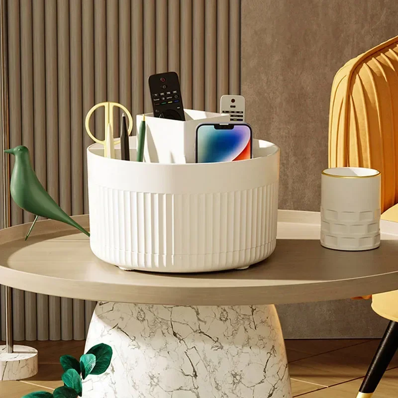 360° Rotating makeup Storage Box Desktop Makeup Organizer Cosmetic Brush Holder Lipstick Eyebrow Pencil Holder Jewelry Container 6