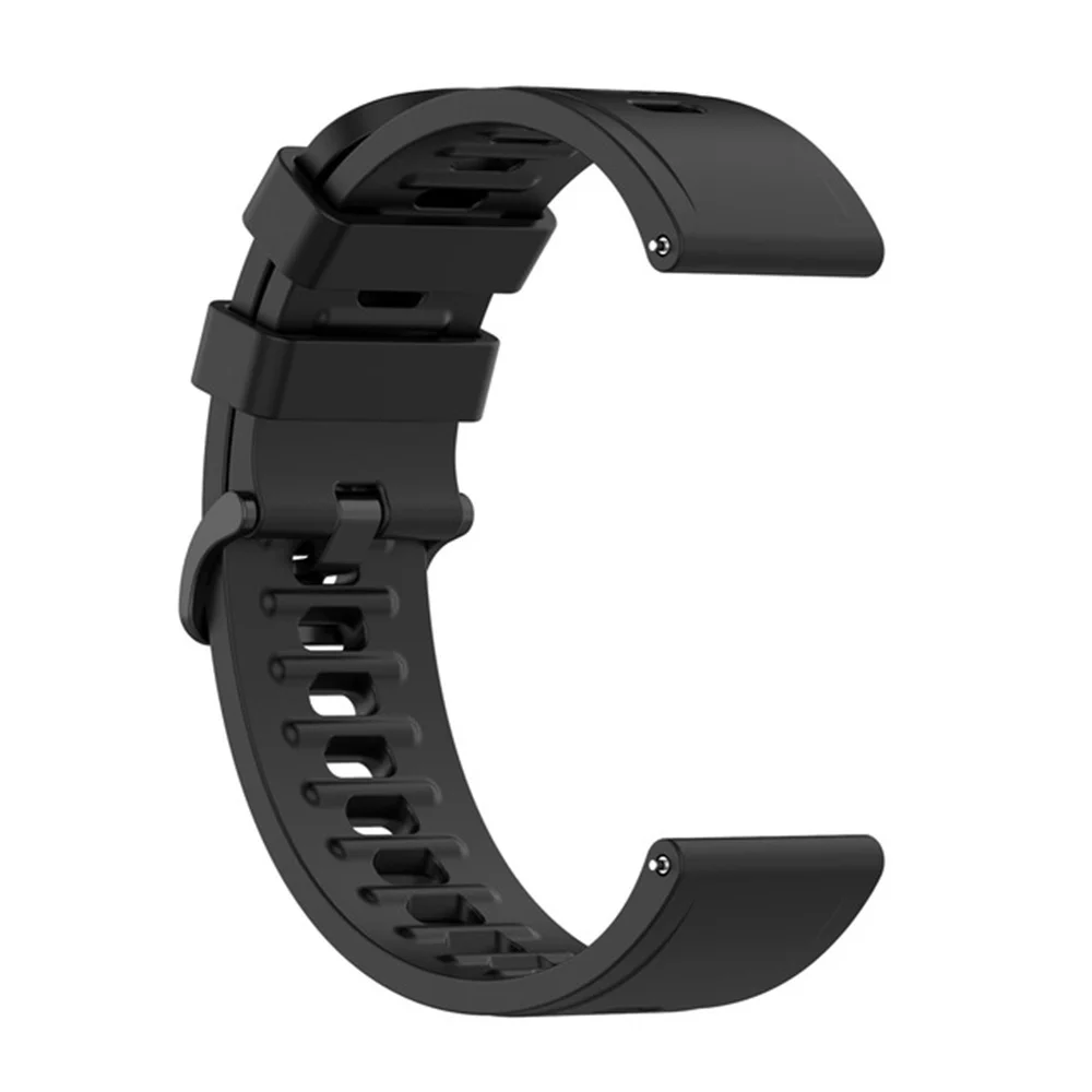 Silicone Sports Wrist Strap for Smart Watches - 22mm Bracelet in Vibrant Colors