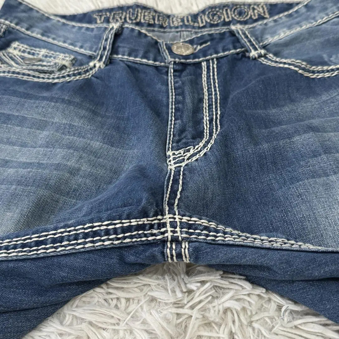 Vintage Buddha Denim Shorts Y2K Jeans Mens Womens Pocket Embroidery Retro Blue Baggy Low Waist Sports Basketball