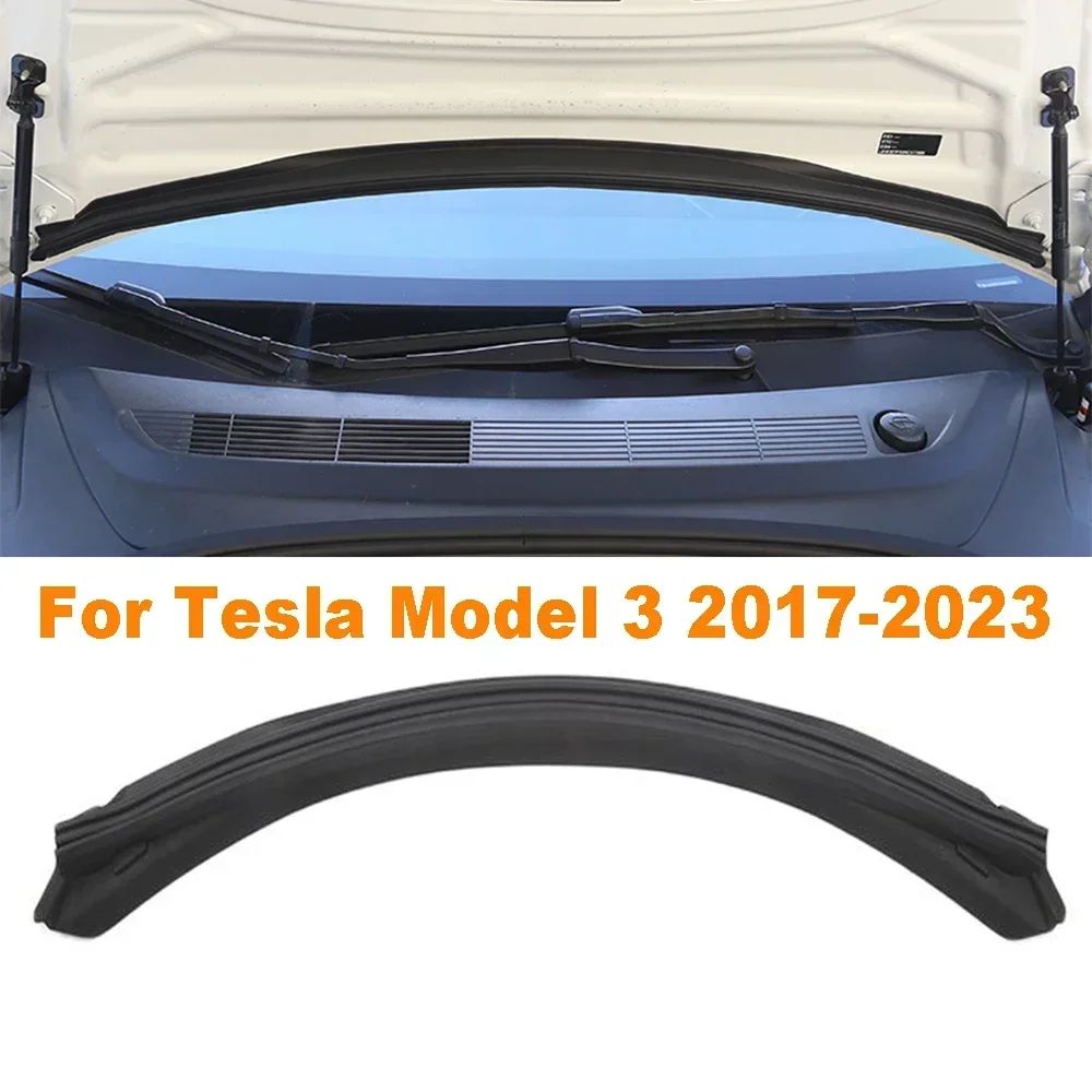 테슬라 모델 Y 모델 3 용 전면 후드 방수 실링 스트립 커버, 2017 2023 스트립, 공기 흡입구 가드 액세서리, 업그레이드 버전