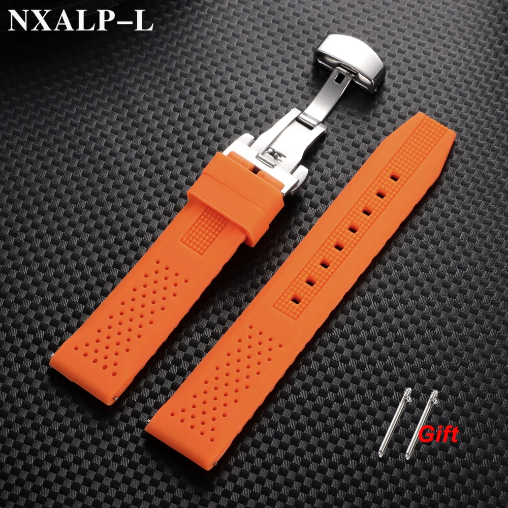 Breathable Silicone Quick Release Universal Watch Strap - Elegant Wristband