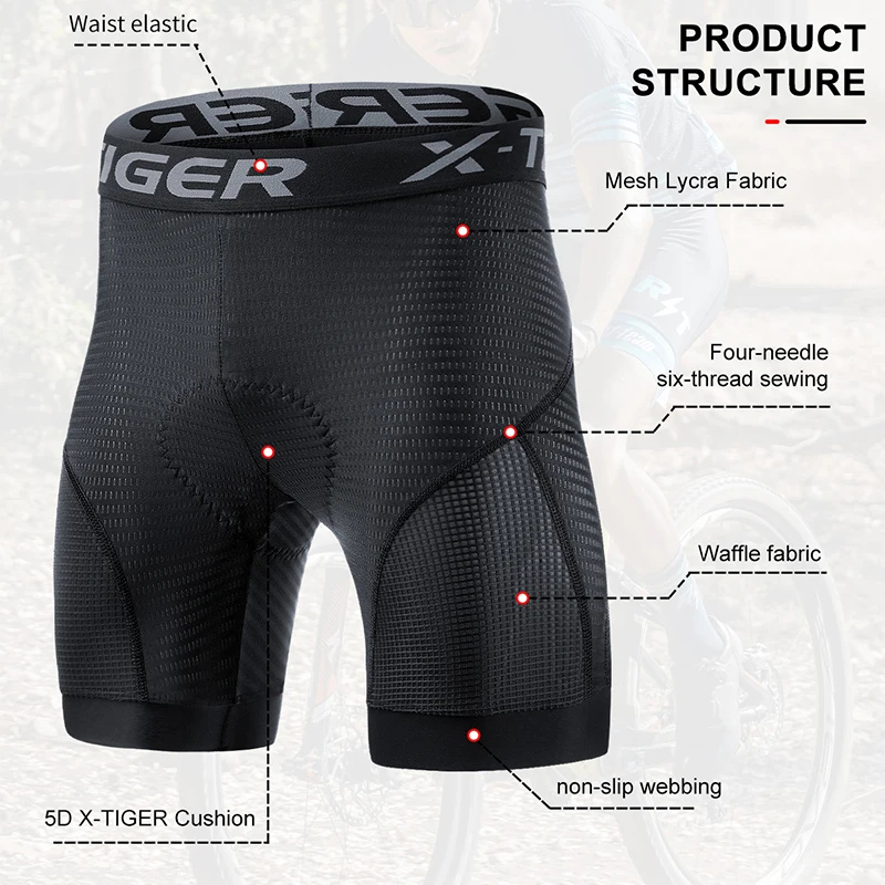 Women's Elite Long Distance Padded Cycling Underwear Liner Shorts