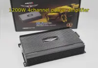 audioGUART Car Home Audio Power Amplifier 4 Channel 12V Car Digital Amplifer Car Audio Amplifier for Cars Amplifier Subwoofer 1