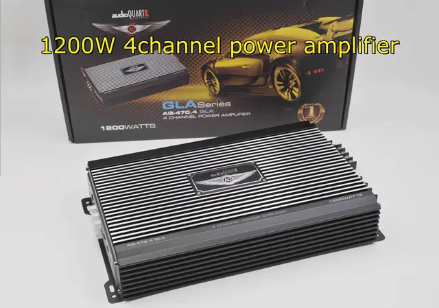 audioGUART Car Home Audio Power Amplifier 4 Channel 12V Car Digital Amplifer Car Audio Amplifier for Cars Amplifier Subwoofer 1