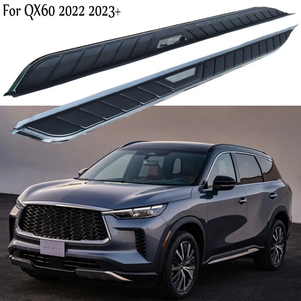 

2 шт., алюминиевые лестницы из нержавеющей стали для Infiniti QX60 2022 2023