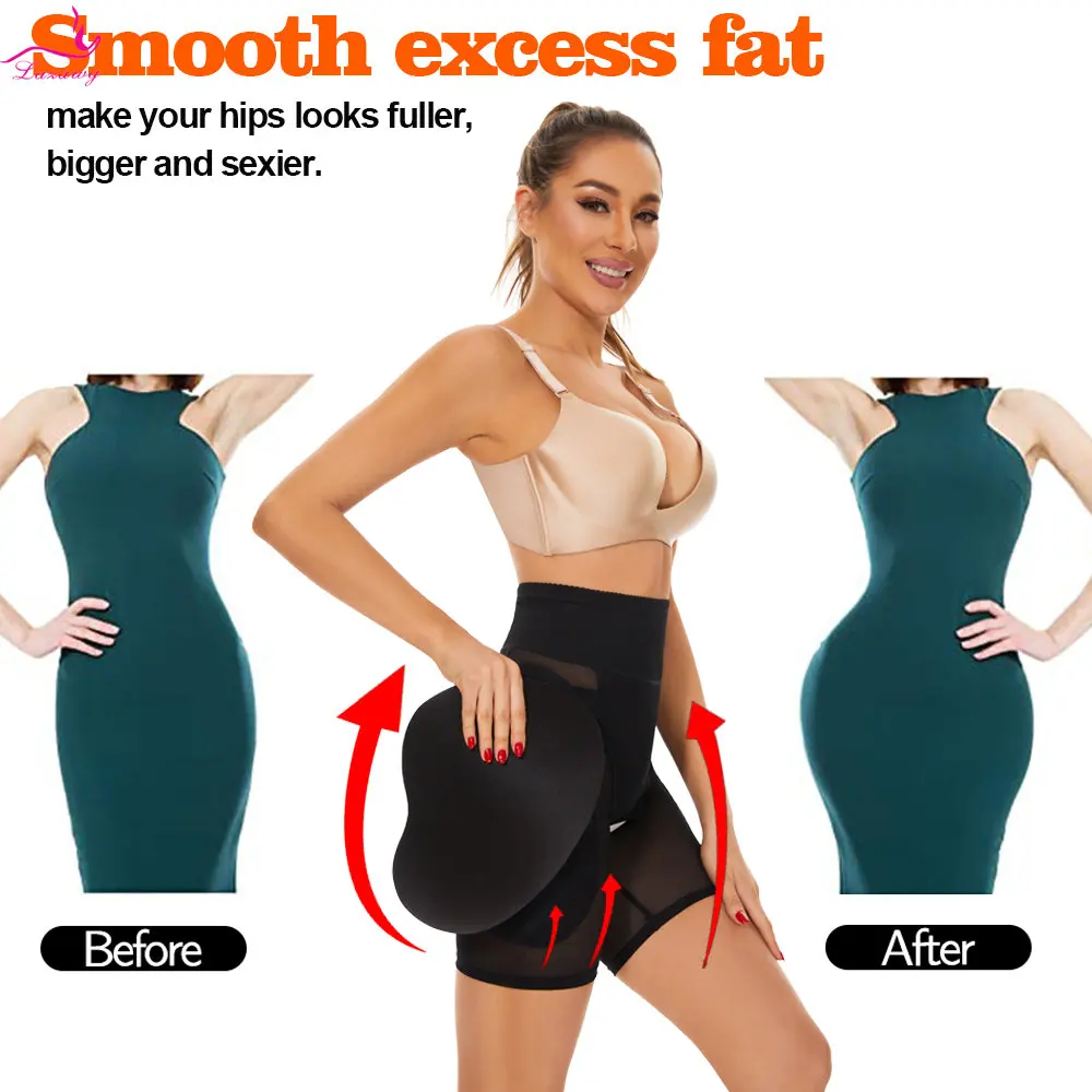 LAZAWG Body Shaper Shorts for Women Slimming High Waist Shapewear Tummy Control Panties Seamless Ladies Safety Shorts