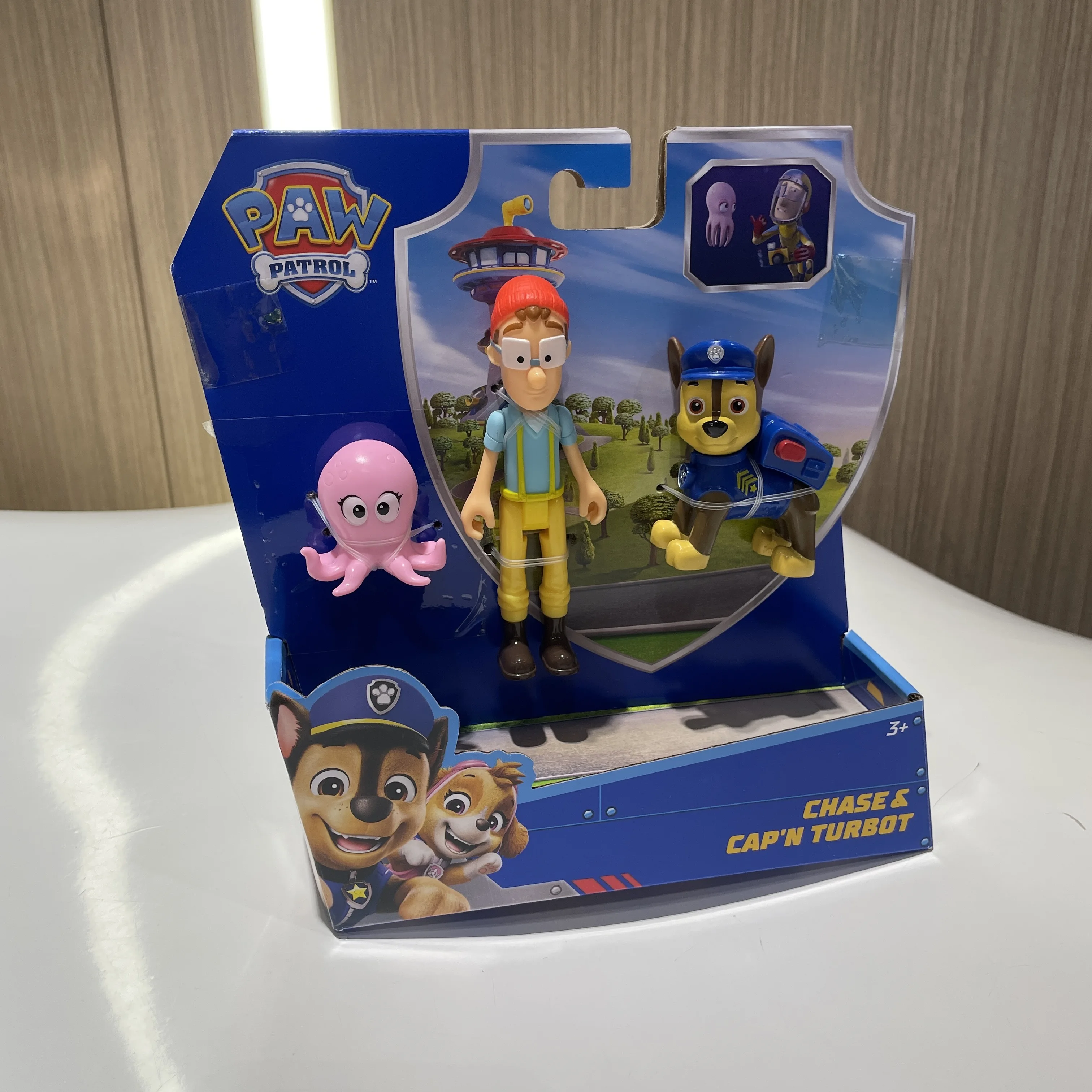100% genuino Paw Patrol capitán turbo Mayor Goodway Chickaletta Humdinger Danny Yumi conjunto de figuras de acción niños