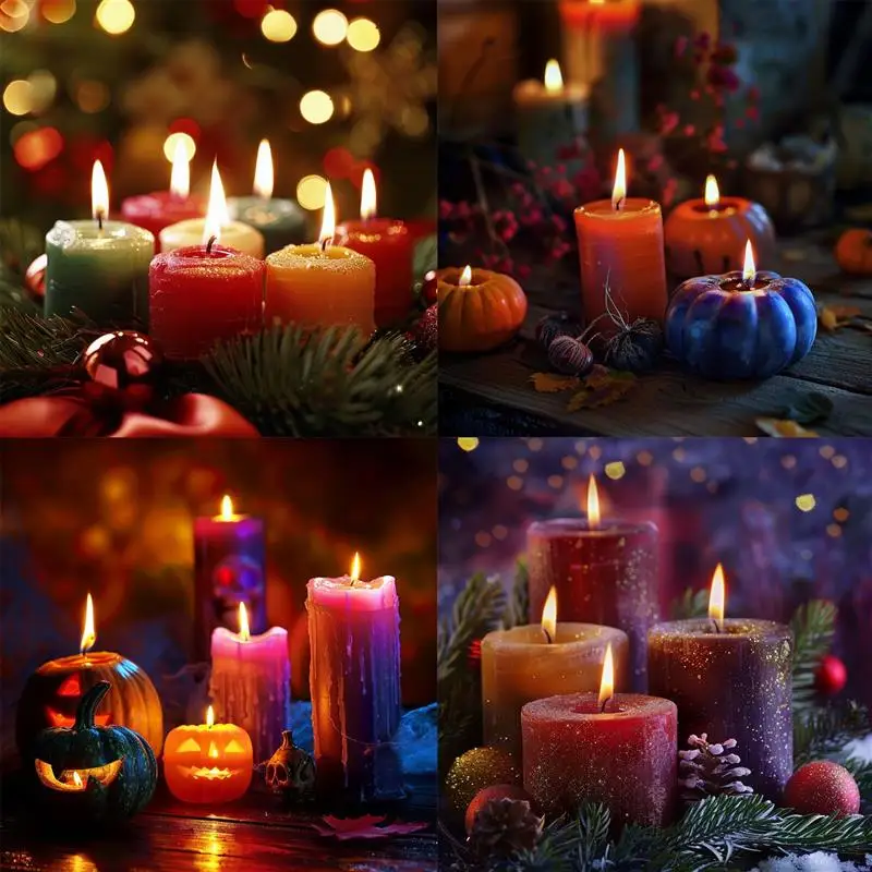 Candle Dyes Pigment 20 Colors DIY Candle Soap Coloring Handmade Crafts Resin