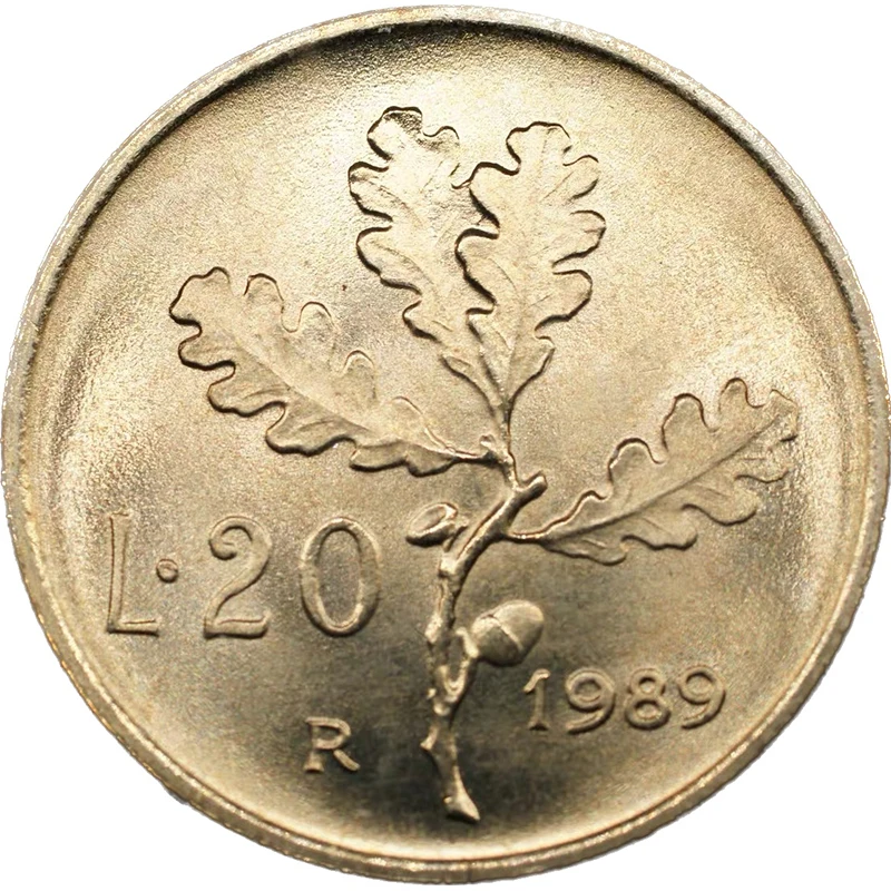 Moneta Italia 19Xx 20 Libbre 21.3Mm