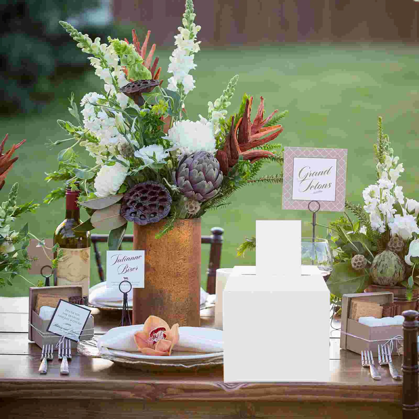 Ballot Boxes Wedding Money Holder Raffle Ticket Card Keepsake