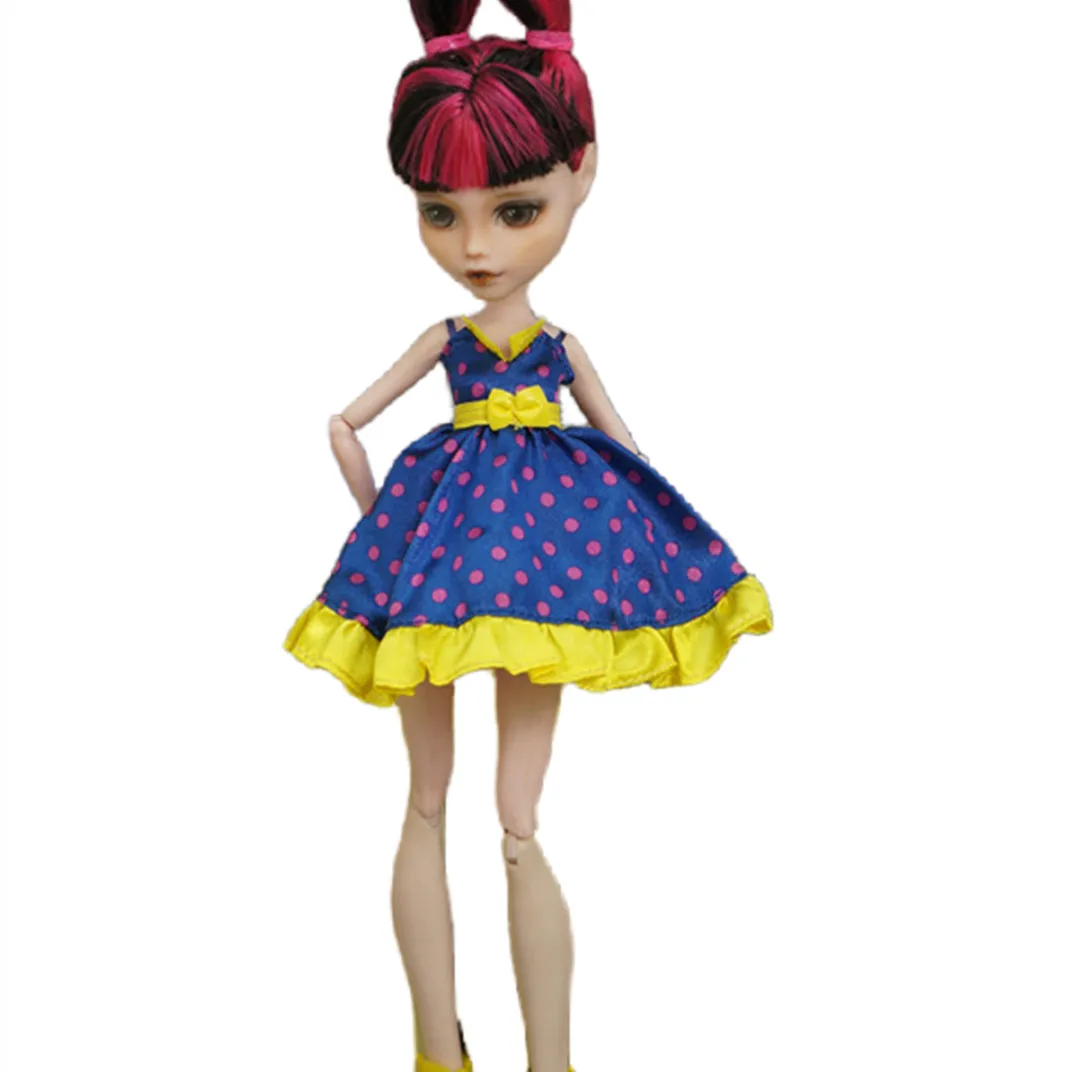 Doll Personality Clothes Monstering High Doll Handmade Quality Clothing Set Outfit Decors Slim Body 1/6 Doll Cute Clothes