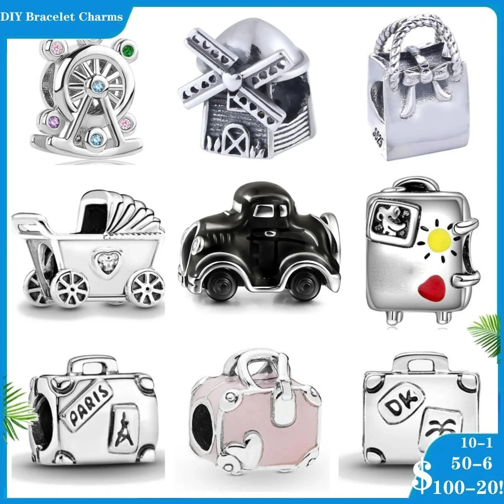 

Подвеска-Шарм Pandora из серебра 925 пробы в виде мельницы