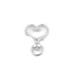 10pcs/pack 3.5x2.4cm Alloy Heart-Shaped Hook Clasp Keychain Snap Ring Outdoor Tools For Making Keychain Accessories Wholesale 6