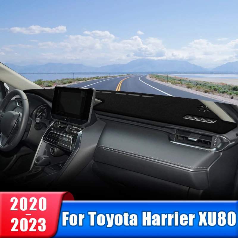 

Car Dashboard Cover For Toyota Harrier XU80 2020 2021 2022 2023 2024 Dash Sun Shade Mat Non-slip Pad Accessories