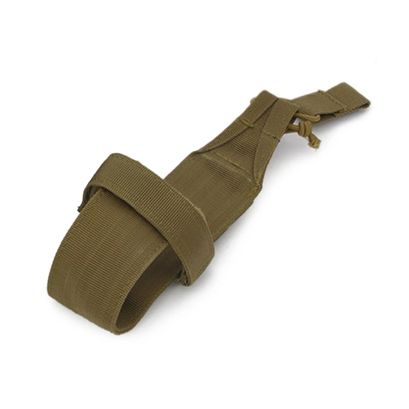 Tactic Water Bottle Pouch Bag Belt Bottle Holder Bag Waterproof Carrier Adjustable Drawstring Webbing