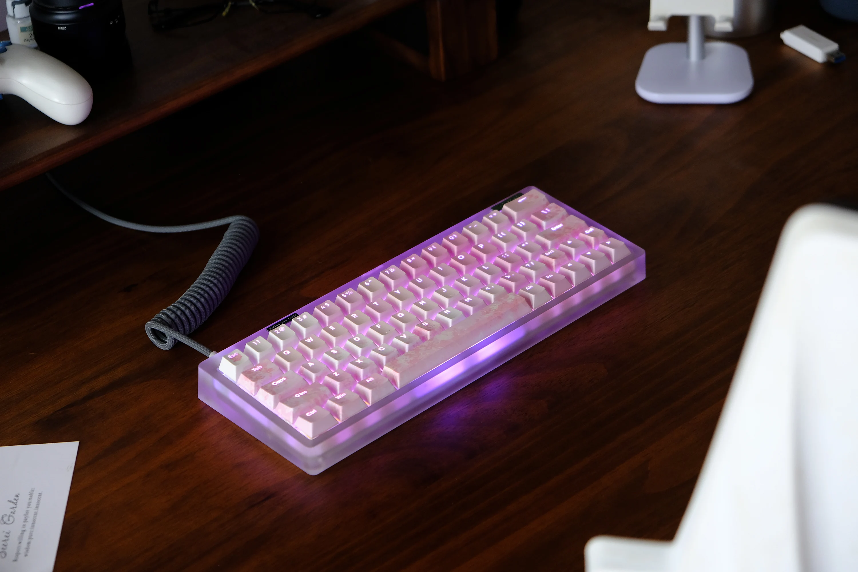 Tintura-Sublimação, Cap Teclado, Perfil, Teclado Mecânico