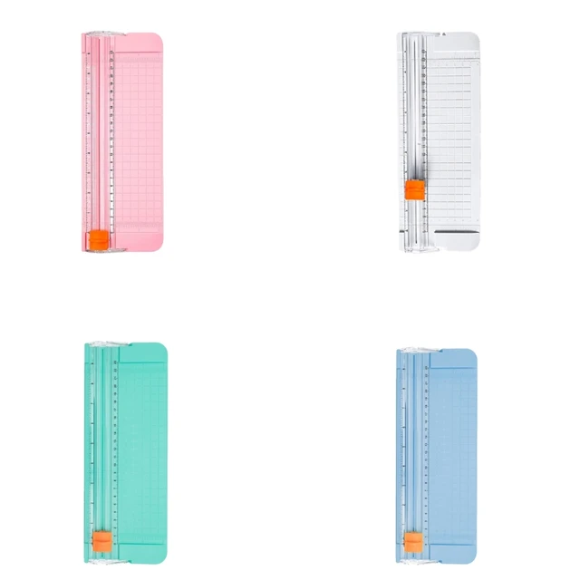 Paper Cutter A5 Paper Trimmer Scrapbooking Tool with Finger Protection Slide Ruler, Size: 28