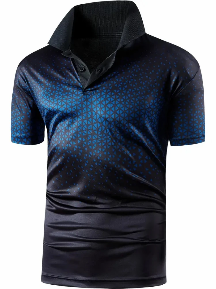 

Мужская летняя рубашка-поло из бутика, новинка, мужская рубашка большого размера, Спортивная рубашка, высококачественные дышащие легкие Топы с коротким рукавом