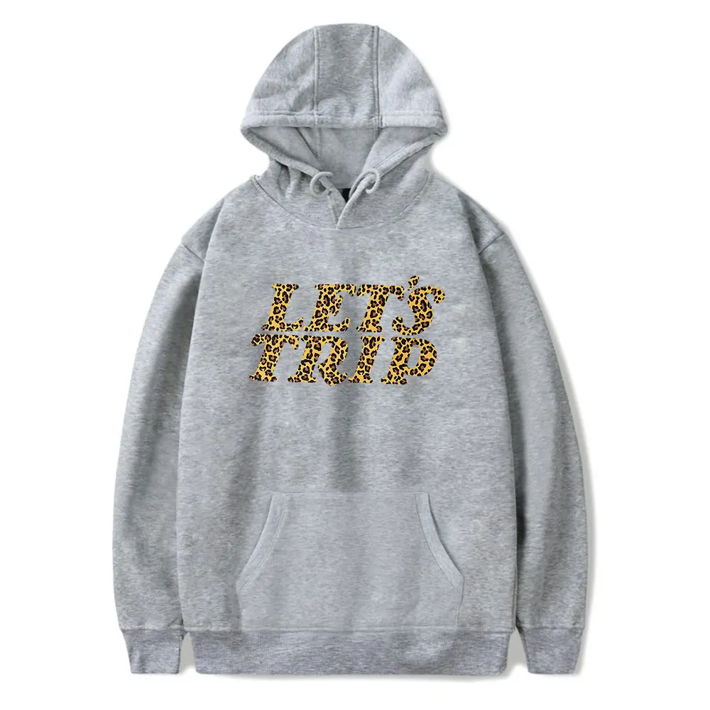 thumbnail image 1 of Sudadera con capucha Sturniolo Triplets Let's Trip Cheetah, de invierno, unisex, para hombre y mujer, de manga larga, estilo urbano, 1 of 5
