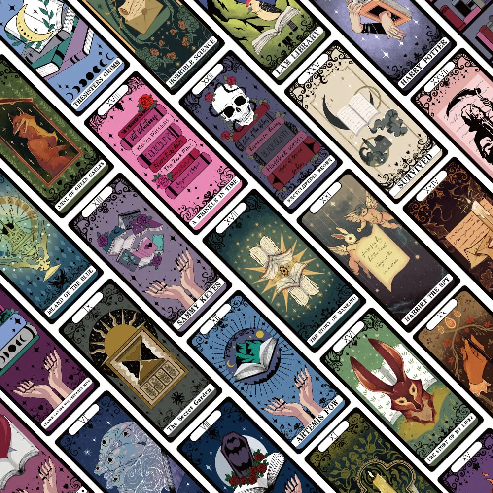 Tarot Reading Bookmarks 30PCS Creative High Beauty Decoration Handbooks Decoration Handbooks Novels Notes Bookmarks