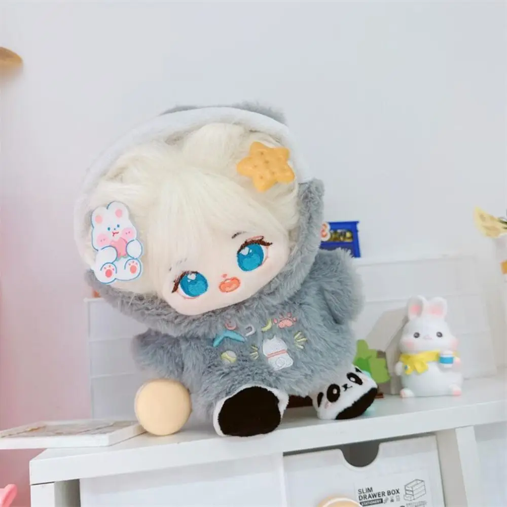 20cm Doll Clothes Toy Doll Shoes Plush Hoodie Cotton Clothes Cloth Accessories Cartoon No Attributes Dolls