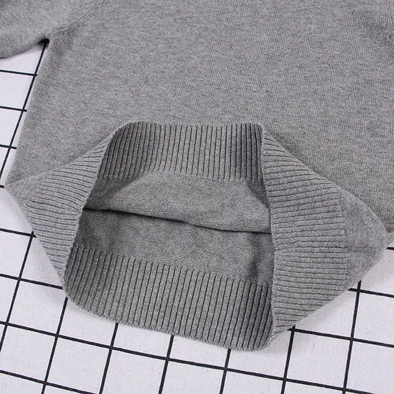 Toddler Girls Sweater Coat Spring Autumn Children Casual Jacket Baby Kids Solid Knitted Cardigan For Boys 1-7 Years 5