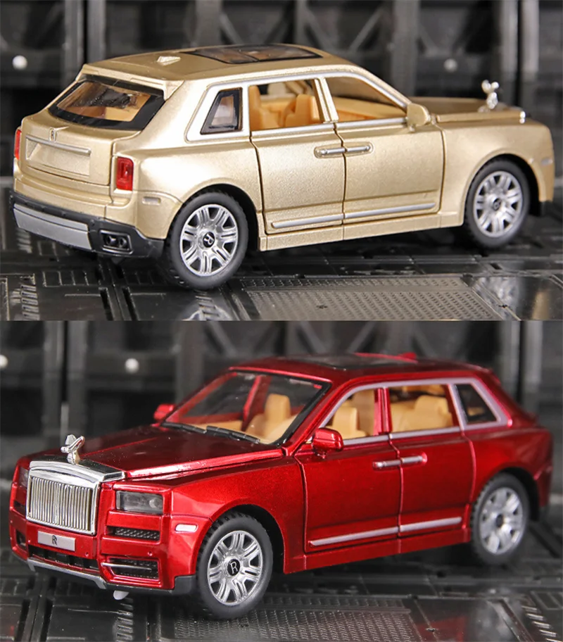 Compatibile Per 1:36 Rolls-Royce Cullinan Modello Di Auto, Diecast Pull Back Car Toy Car, Luce E Suono, Giocattoli Per Ragazzi Bambini Adulti Regali