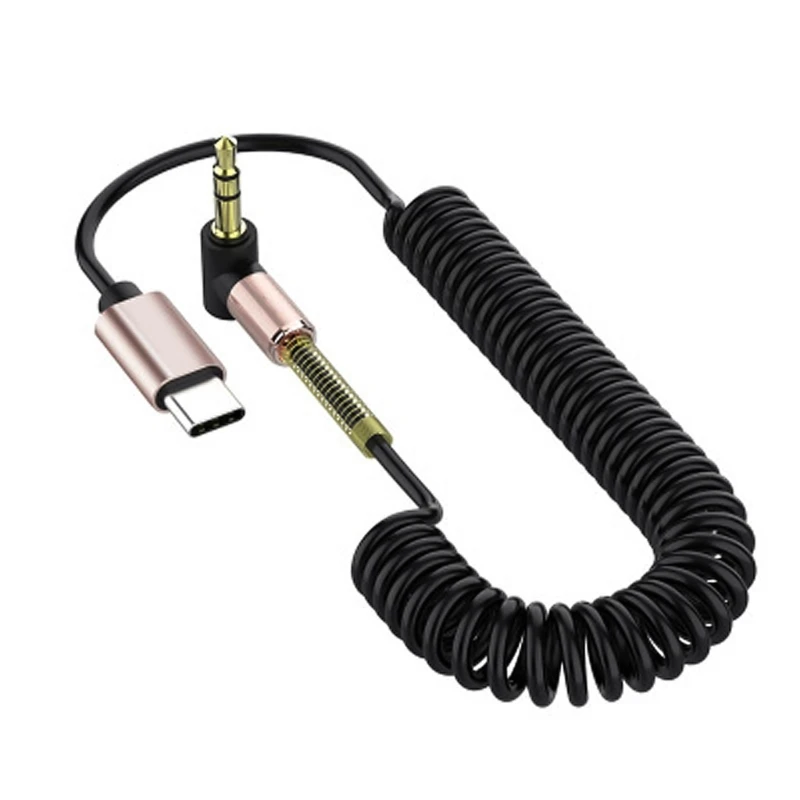 

USB to 3.5mm Adapter USB Type-C to 3.5mm AUX Stereo Cord for Car Speaker