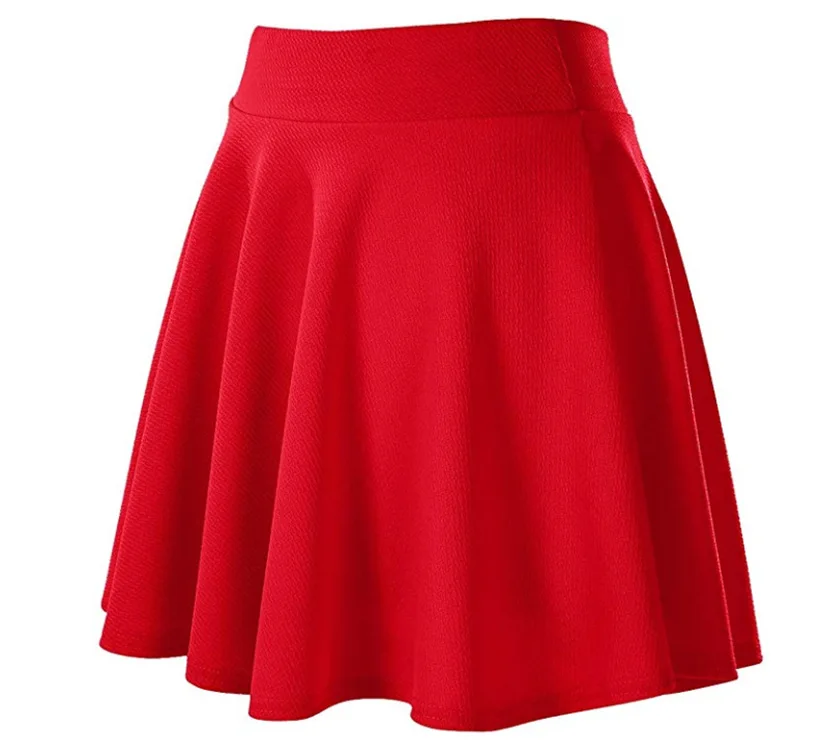 2022 Summer and winter Skirt for Women Fashion Skirts Womens High Waist Sexy mini faldas jupe Black and Red Saia pleated skirt long skirts for women