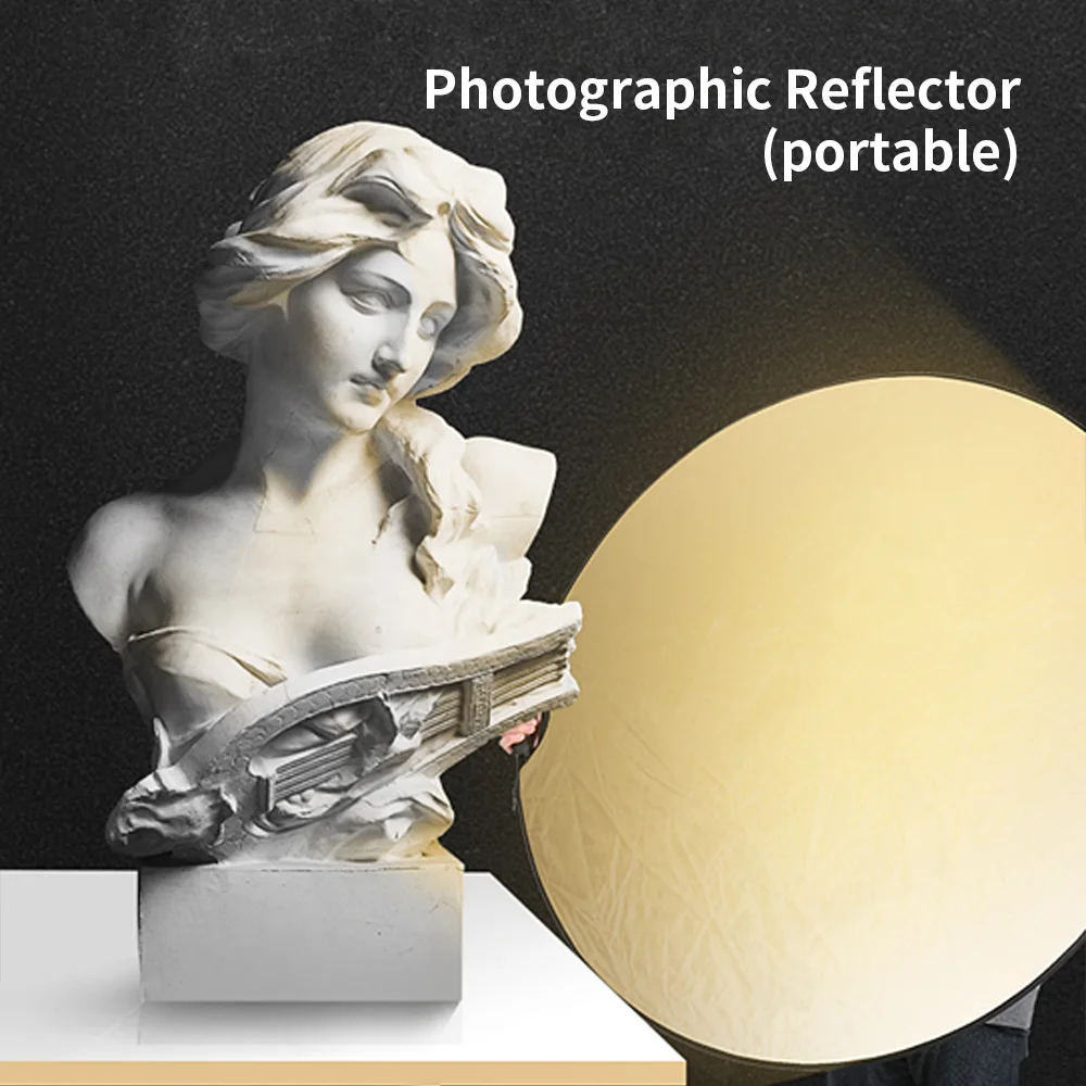 30CM 2 IN 1 Runde Fotografie Reflektor Faltbare Foto Studio Foto Reflecotor Fotografische Beleuchtung Reflektor – Detail 14