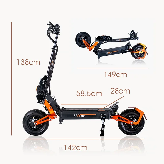 Electric scooter for adults inch road tires removable battery foldable v w ah range km off road