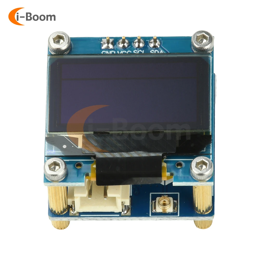 מד תדר RF 1kHz~100MHz תצוגת אות תדר OLED מד תדר בעל דיוק גבוה עבור משדר רדיו האמטורי FM