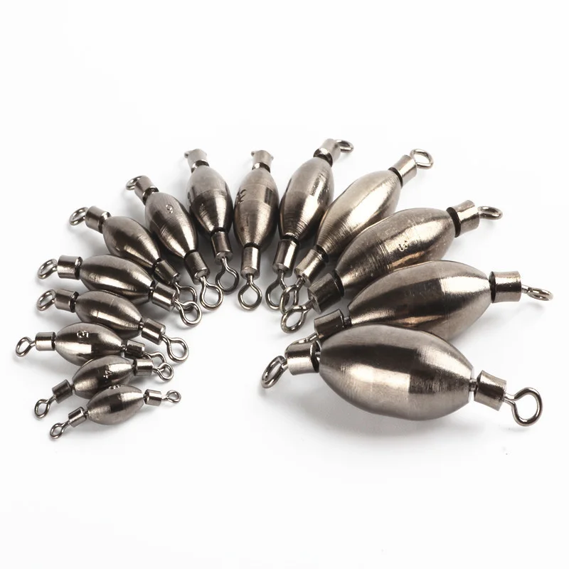 3Pcs Angeln Kupfer Blei Platinen Schwenkt Stecker Größe 0,4-2,5 Pin Lager Rolling Zähler Gewicht Angeln Tackle Zubehör – Detail 2