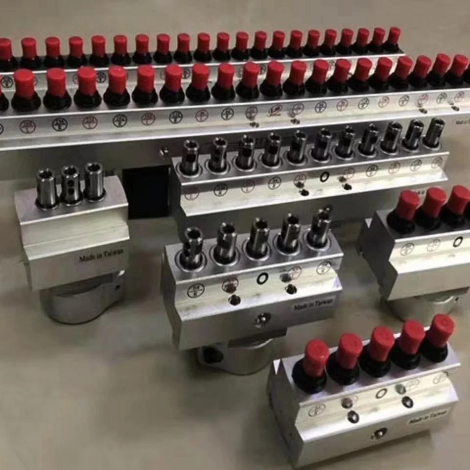 Wooden Shutters Stiles Drilling Machine Wood Boring Machine Simple Horizontal Multi-spindles Boring Machine 5